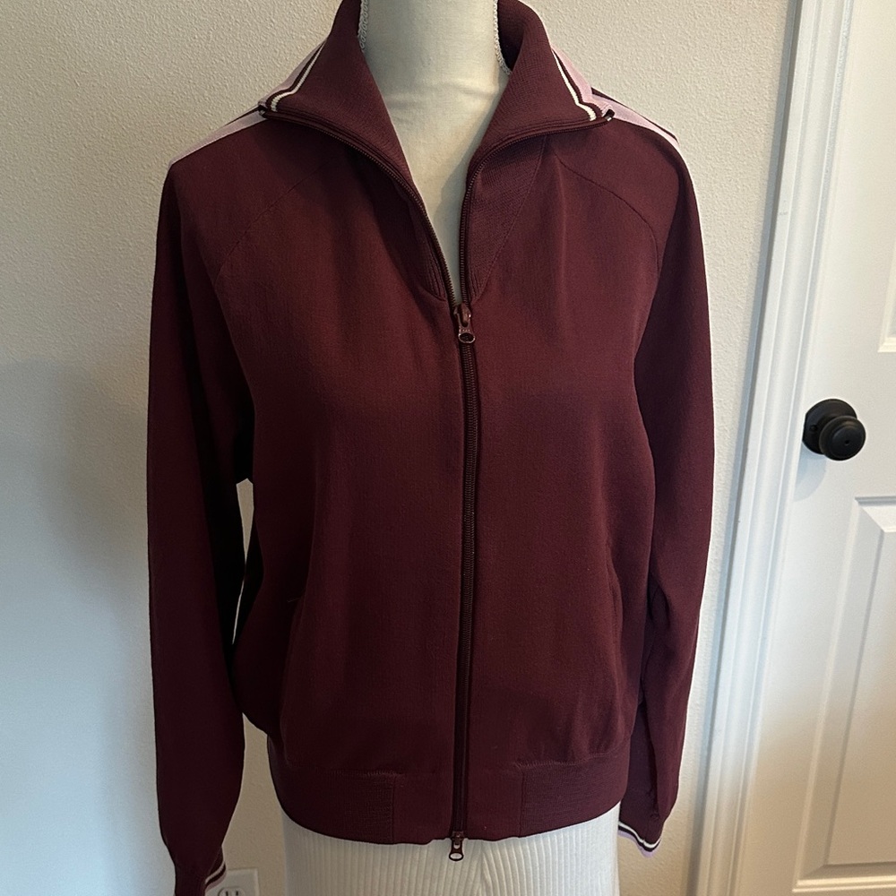 Isabel Marant Burgundy Bomber Jacket